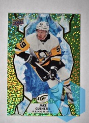 2021-22 UD Ice Green #5 Jake Guentzel - Pittsburgh Penguins